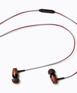 Symphonized DRM red Gray DRM Premium Genuine Wood in-Ear Noise-isolating Headphones with Mic, Red/Gray 10 51DY7T7en6L