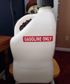 Pair Gasoline ONLY Decals / Stickers / Labels / Markers Fuel Gas 10 51DYTNqOHlL 1