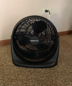 Amazon Basics 3 Speed Small Room Air Circulator Fan, 11-Inch, Blade, Black, 7.6"D x 14.8"W x 14.1"H 36 51DcQYEWZWL