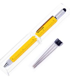 Dad Gifts, hongred Multitool Pens, Fathers Day Mens Gifts Stocking Stuffers for Men, Office Gifts for Coworkers, Teacher Gifts for Boyfriend Gifts for Men or Women, Cool Gadgets for Men Orange 13 51DdRikmMvL