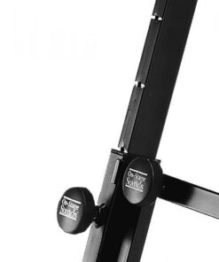 On-Stage KS7365EJ Pro Heavy-Duty Folding-Z Keyboard Stand with 2nd Tier,Black Black 21 51Di kyq2cL