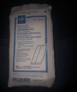 Medline Medline Sterile Abdominal Pad, NON21450H, 5 inch x 9 inch, 2 Packs of 25 Count 5" x 9" 27 51DqMAiXdrL
