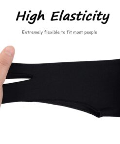 Bestgle Artist Drawing Glove, 2-Fingers Graphic Drawing Glove Left & Right Hand Use for Light Box, Graphic Tablet, Pen Display, iPad Pro Pencil(6 Pack, Black) 8 51DrWXLbHdL