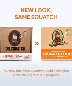 Dr. Squatch DISCONTINUED All Natural Bar Soap for Men with Zero Grit, Cedar Citrus 30 51Dx9bRuP7L 1