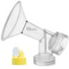 One-Piece Breastshield (19 mm, Extra Small) Compatible with Medela Breast Pumps (Pump in Style, Lactina, Symphony, Single Deluxe, Double Ease); Smaller Than Personalfit 21 mm; Made by Maymom 16 51E3GzRKwNL