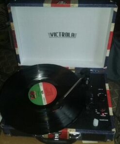 Victrola Vintage 3-Speed Bluetooth Portable Suitcase Record Player with Built-in Speakers | Upgraded Turntable Audio Sound|UK Flag, Model Number: VSC-550BT-UK UK Flag 34 51E3iV4sDL