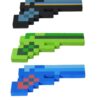 8BIT TOYS 8 Bit Pixelated Blue Diamond, Black Stone & Green Zombie Foam Gun Set of 3 73 51E5M0AVWFL
