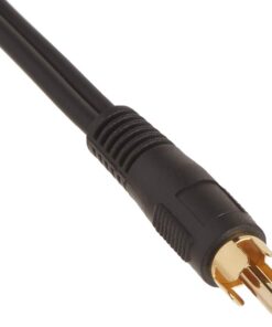 C2G Legrand RCA Male to RCA Female Signal Splitter Cable, Black RCA to RCA Splitter, 6 Inch Audio Stereo Y-Cable, 26 AWG Audio Signal Converter Cable, 1 Count, C2G 03177 0.5 Feet 5 51E789b6zVL