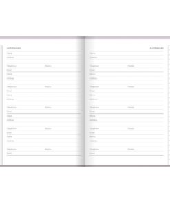 Letts Pastel A6 Address Book, White Paper, 192 Pages, 5.75 x 4.125 x 0.375 inches, Stone (B090035) 7 51EAPGpdpwL