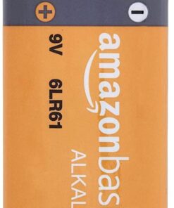 Amazon Basics (Pack of 8) 9 Volt Alkaline Performance All-Purpose Batteries, 5-Year Shelf Life, Packaging May Vary 1 Count (Pack of 8) 32 51EEbFDxdEL