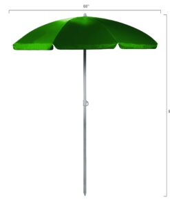 ONIVA - a Picnic Time Brand Outdoor Canopy Sunshade Beach Umbrella 5.5' - Small Patio Umbrella - Beach Chair Umbrella, (Hunter Green) Hunter Green 31 51EFJ6mdL