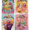 Shopkins Bundle of 4 School Portfolio Folders (2-Pocket)