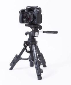 Alternative view of RetiCAM Tabletop Tripod with 3-Way Pan/Tilt Head, Quick Release Plate and Carrying Bag for Phones, Cameras and Spotting Scopes - MT01 Mini Tripod, Aluminum, Black