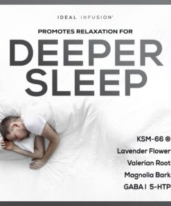 Ideal Infusion Nighttime Muscle Recovery & Cortisol Manager - Promotes Relaxation and Deep Sleep Support - Muscle Cramp Relief, Hormone Balance (Melatonin Free) Vegan 26 51ELXBj0DoL