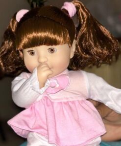 Melissa & Doug Mine to Love Brianna 12-Inch Soft Body Baby Doll With Hair and Outfit - First Baby Doll For Toy For Kids 18 Months And Up English Only Standard Packaging 48 51EO6R8ubZL