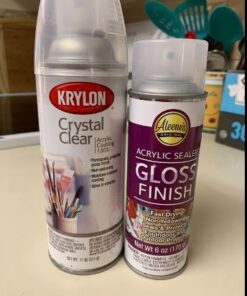 Krylon K01303007 Acrylic Spray Paint Crystal Clear in 11-Ounce Aerosol, Gloss Large Can, 11 Ounce (Pack of 1) 11 Ounce (Pack of 1) Acrylic Crystal Clear 37 51EQ5nXE4hL