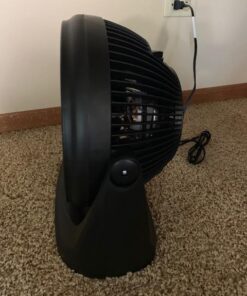 Amazon Basics 3 Speed Small Room Air Circulator Fan, 11-Inch, Blade, Black, 7.6"D x 14.8"W x 14.1"H 37 51ERsJWlL0L