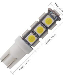 Alternative view of GRV T10 921 194 13-5050 SMD Wedge LED Bulb Lamp Super Bright Cool White DC 12V Pack of 10 10 Pcs