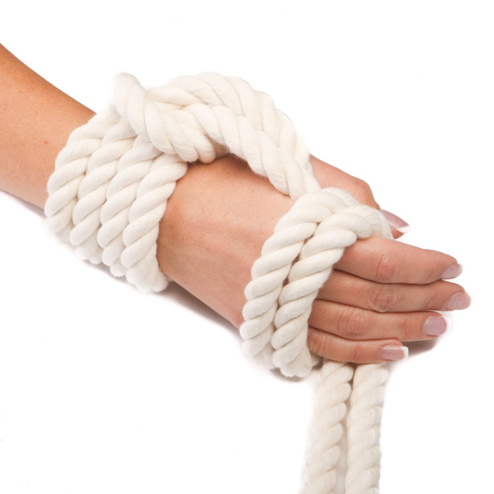 Ravenox Natural Twisted Cotton Rope | Made in The USA | Strong Triple-Strand Cordage for Sports, Décor, Pet Toys, Crafts, Macramé & Indoor Outdoor Use| by The Foot & Diameter (Multiple Color) Natural White 1/2 Inch x 10 Feet 7 Ravenox Natural Twisted Cotton Rope | Made in The USA | Strong Triple-Strand Cordage for Sports, Décor, Pet Toys, Crafts, Macramé & Indoor Outdoor Use| by The Foot & Diameter (Multiple Color) Natural White 1/2 Inch x 10 Feet - Image 7
