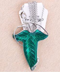 HityTech Alloy Elven Leaf Brooch Green Leaf Brooch Clasp Pin 14 51ETsG1V9wS
