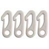 4 PCS Flag Pole Clip Snap Hooks Nylon Flagpole Attachment Hardware - to Attach Flag to Flagpole with Rope 4 Pcs Snap Hooks 14 51EWVP1wTRL