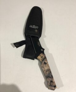 Mossy Oak Fixed Blade Hunting Knife Set - 2 Piece, Full Tang Handle Straight Edge and Gut Hook Blades Game Processing Knife, Sheath Included 33 51EXCi8odbL