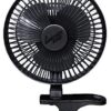 Comfort Zone 6 INCH - 2 Speed - Adjustable Tilt, Whisper Quiet Operation Clip-On-Fan with 5.5 Foot Cord and Steel Safety Grill, Black 5 51EXvy4gk3L