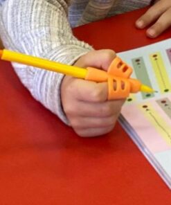 Mlife Pencil Grips - 10PCS Children Pencil Holder Writing Aid Grip Trainer, Ergonomic Training Pen Grip Posture Correction Tool for Kids (Set of 10PCS) 1 Count (Pack of 10) 25 51EYLgIVNaL
