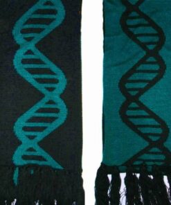 DNA Reversible Winter Scarf Turquoise Blue