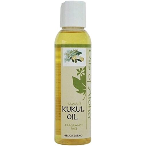 Oils of Aloha Hawaii Kukui Oil No Fragrance 4 Fluid Ounce 4 Fl Oz (Pack of 1)