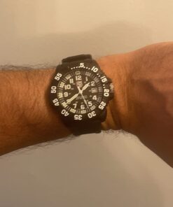 Luminox - Original Navy Seal- Mens Watch - Military Dive Watch - Date Function - 200m Water Resistant - Mens Watches - Made in Switzerland 44mm Black|White - XS.3051.F 32 51Ek8ywtPL