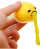 Cute Yellow Round Sucking & Vomiting Lazy Egg Yolk Vent Stress Tricky Game Relief Toys by Juicart 59 51EoAvbTwYL