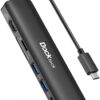USB C Hub 4K 60Hz, Dockteck 7-in-1 USB C PD Ethernet Hub Dongle with 4K 60Hz HDMI, 1Gbps Ethernet, 100W PD, 2 USB 3.0, SD/Micro SD for MacBook Air/Pro M1 2020, iPad Pro 2021, iPad Mini 6 and More 36 51EoQuGYqaL