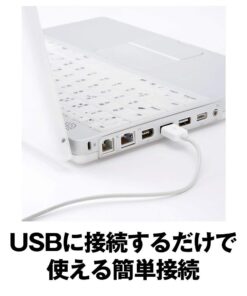 バッファロー Buffalo BSMBU19BK USB Mouse, Wired, 5 Buttons, Quiet, Equipped with Back/Forward Buttons, BlueLED black (black 19-3911tcx) Main unit only 13 51Eqkm V3GL