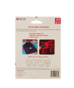 VELCRO Brand Dots with Adhesive Black | 75 Pk | 5/8" Small Circles | For Home, Office or Classroom Projects | Round Sticky Back Design 15 51EzKINTsGL