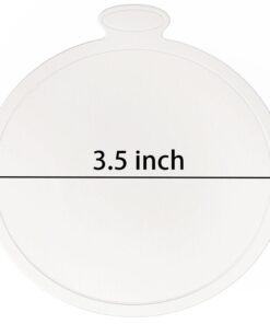 Alternative view of 80 Pcs 3.5 Inch Cake Boards Mini Round Cake Cardboard for Mousse Cupcake, Cake Dessert, Cake Decorating, White,9cm