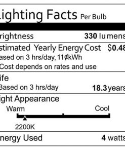 Edison Light Bulb - E26 Light Bulb, 4W Equivalent Edison Bulbs 40 Watt, St64 Led Edison Bulb, Clear Led Vintage Light Bulbs Amber Warm 2200K, Dimmable Led Light Bulbs for Light Fixutres Decorative 6 37 51F rjUHXLL
