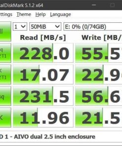 MAIWO Dual Bay External Hard Drive RAID Enclosure for 2.5 inch SATA I/II/III HDD SSD, RAID 0/1/LARGE/PM, USB 3.0 6Gbps Bandwidth Support UASP 12TB Capacity 96 51F17R98RpL