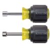Klein Tools 610M Tool Set, Magnetic Nut Driver Set with Stubby Nut Driver Sizes 1/4 and 5/16-Inch, Full Hollow Shaft, 2-Piece 14 51F4xtcB7uL