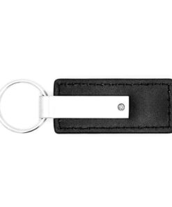Alternative view of Au-TOMOTIVE GOLD Compatible Keychain and Keyring for Nissan 350z [KC1540.350] - Premium Black Leather