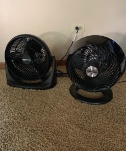 Amazon Basics 3 Speed Small Room Air Circulator Fan, 11-Inch, Blade, Black, 7.6"D x 14.8"W x 14.1"H 38 51FAP1vFQEL