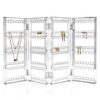 TheJD Foldable Acrylic Earring Screen Stand Holder - Upto 144 Pairs Earring Display Showcase Folderble Stand 11 51FCTYR L