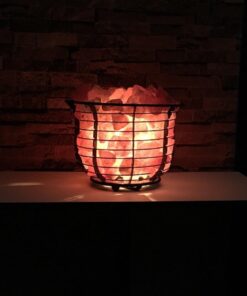 Himalayan Pink Salt Lamp Basket with Cord & Bulb Ca Sls-wm-basket@ 17 51FHPvPj3DL