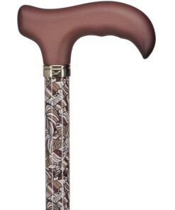 Bahama Leaf Adjustable Derby Walking Cane with Engraved Collar 11 51FHlnxxqzL