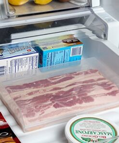 Home-X Bacon Saver, Plastic Bacon Container/Kitchen Meat Saver Storage Container 13 51FIqF AD7L