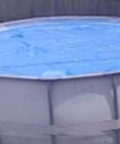 INTEX 28014E Solar Pool Cover: For 16ft Round Easy Set and Metal Frame Pools – Insulates Pool Water – Reduces Water Evaporation – Keeps Debris Out – Reduces Chemical Consumption 16 ft 34 51FKpI9qEEL