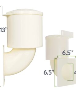 Heartland Natural Energy Saving Dryer Vent Closure - Outside Heartland Dryer Vent Cover Adapts to Outdoor Siding 29 51FMAjvZ8xL