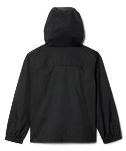 Columbia Boys' Glennaker Rain Jacket Medium Black 15 51FMGYq8lyL