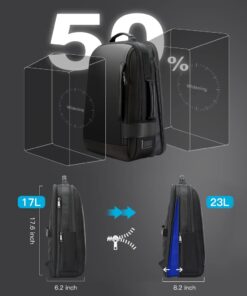 Alternative view of BOPai Business Smart 15.6 Inch Laptop Backpack Convertible Expandable Anti-Theft USB Charging Multi-Functional Travel Friendly Men