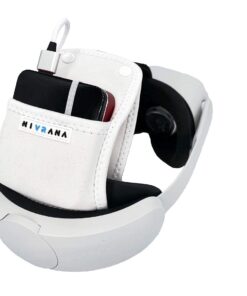 NIVRANA VR Battery Pack Compatible with Meta Quest 3 and Meta Quest 2 – High Speed 10,000mAh VR Power Bank Gives up to 8 Hours of Epic Uninterrupted Game Play – Accessory for Meta Quest 3 VR Headset 32 51FXDifetJL